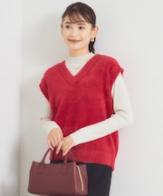 フェザーヤーンニットジレ