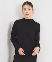 ラメテレコ長袖トップス