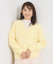 フェザーヤーンVネックカーディガン