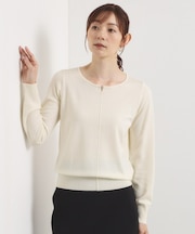 キーネックニット