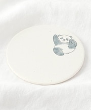 陶器珪藻土コースター panda ごろごろ