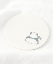 陶器珪藻土コースター panda たそがれ