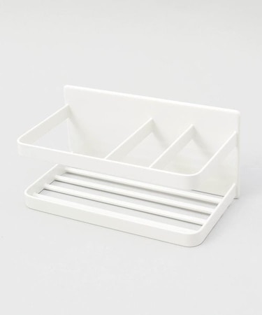 マグネットスポンジ＆ボトルホルダー WH 山崎実業 ＜tower タワー＞