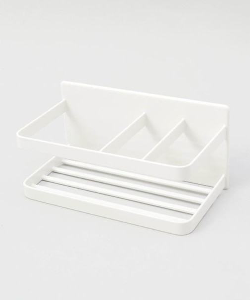 マグネットスポンジ＆ボトルホルダー WH 山崎実業 ＜tower タワー＞