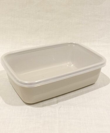 レクタングル深型 L グレージュ 212K限定カラー <野田琺瑯>