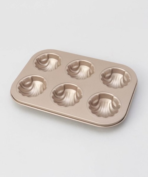 スチールモールド　マドレーヌ6P