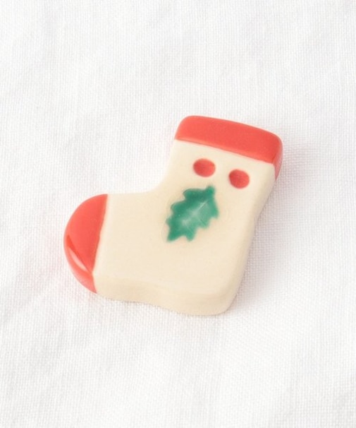 くつした レッド 箸置き