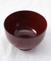 赤溜 汁椀 木目 クリーンコート加工