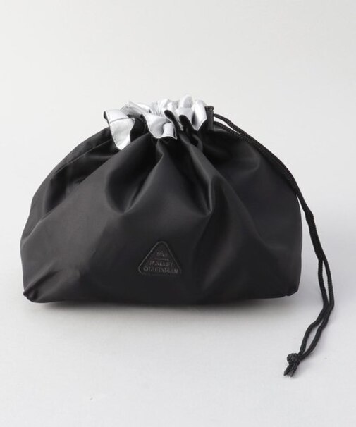 マリット 片引きランチ巾着 BK