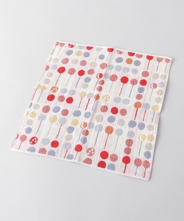 3重ガーゼハンカチ 棒付きキャンディ