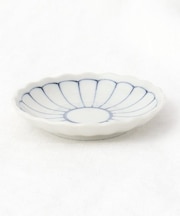 菊線 菊形小皿