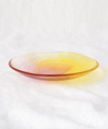 藍花 空のいろどり 取皿 夕焼け