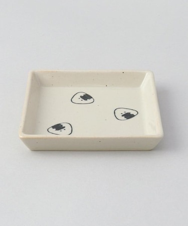 ぎゅっとおにぎりさん 角皿 のり