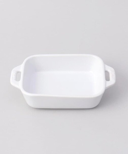 レクタンギュラーディッシュ 14cm WH ＜Staub ストウブ ＞