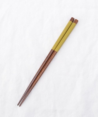 箸 食洗先角いろどり 黄 23cm