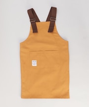 カバーオールキッズエプロン マスタード ＜FABORI ファボリ＞