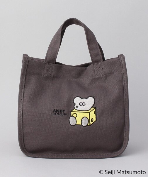 ミニランチ刺繍バッグ CG ＜ANDY THE MOUSE＞