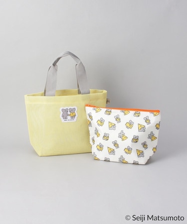 保冷ポーチツキメッシュバッグMサイズ YE ＜ANDY THE MOUSE＞