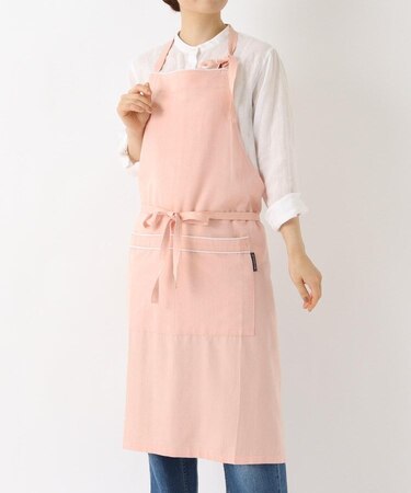 無地ラインエプロン PK