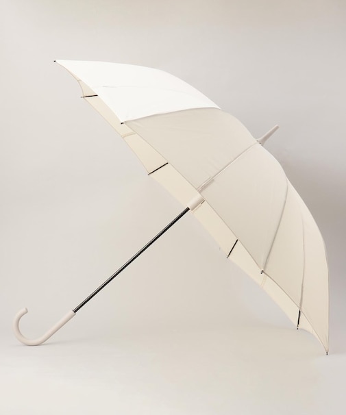 アンブレラ 58cm ホワイトベージュ 長傘 ＜Shupatto シュパット＞