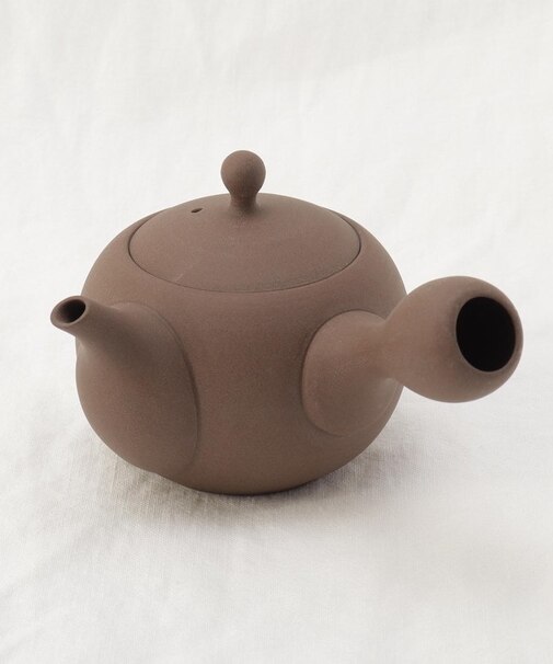tokoname 丸型急須 焼締め ＜63 ロクサン＞