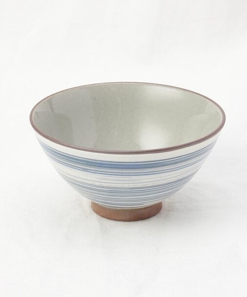 波佐見 粉引かすり茶碗 大 BL