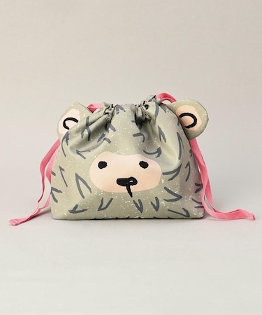 モモンガ ランチ巾着 ハリネズミ