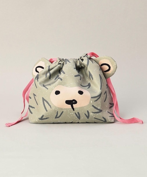 モモンガ ランチ巾着 ハリネズミ