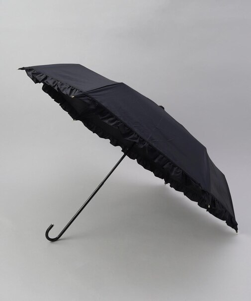 Wpc. 遮光クラシックフリル mini BK 日傘/長傘