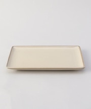 ナチュラルカラー 角トレー 20.8×12.6cm GY
