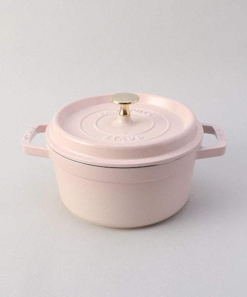 【新品】STAUB ストウブ　ピコ・ココット　ラウンド　ソルベローズ 20cm ピコ・ココット ラウンド20cm ソルベローズ ＜staub ストウブ