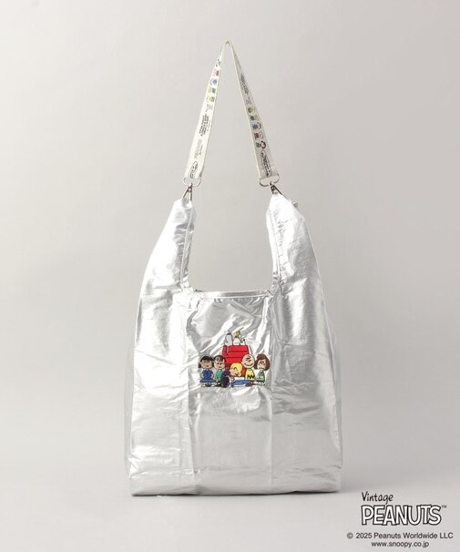 PEANUTS ストラップ付ショッパーバッグ SV