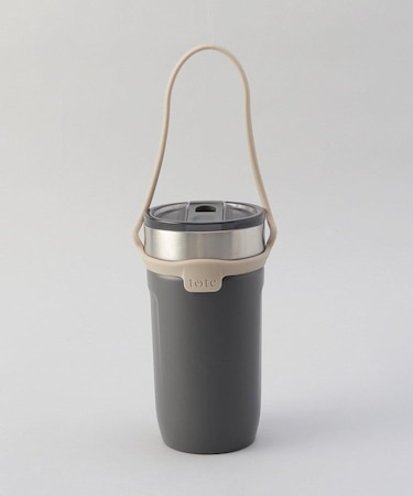 ストロー付3wayタンブラー520ml チャコール