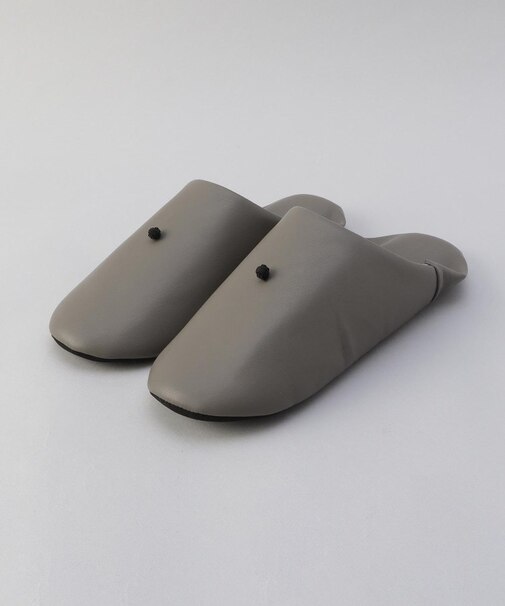 ボタン バブーシュ L GY <212Kオリジナル>