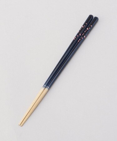 ほんとうにすべらないお箸 23cm 桜舞うブルー