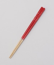 ほんとうにすべらないお箸 21cm 桜舞うレッド
