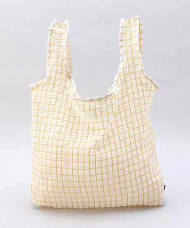 格子柄バッグ YE