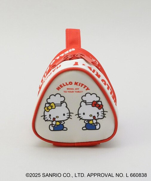 おにぎりポーチ HAPPY PLATE ＜HELLO KITTY ハローキティ＞