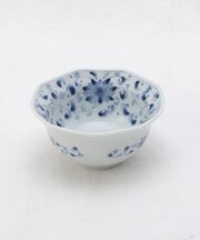 藍凛堂 八角珍味鉢 菊唐草