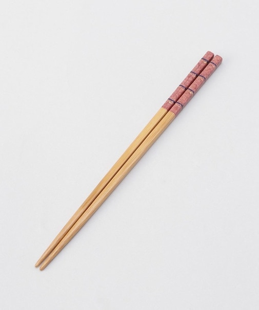 箸 食洗琴の音 赤 22.5cm