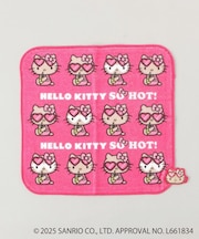 日焼けハローキティ 刺繍ハンドタオル PK