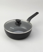 エッセンス フライパン 24cm 深型 ガラス蓋付き  ＜GreenPan  グリーンパン＞