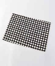 ランチョンマット リネンライクチェック BK