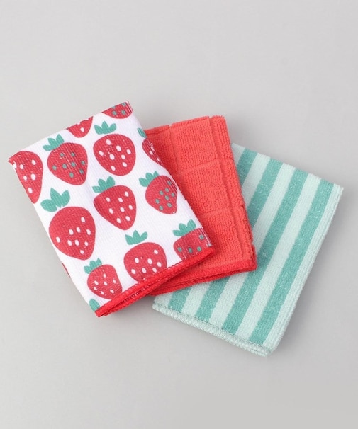 トリドリ マイクロファイバータオル RD