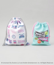 巾着2点セット ロゴ ＜Back To The Future バックトゥザフューチャー＞