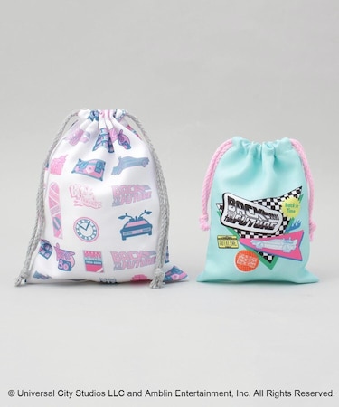 巾着2点セット ロゴ ＜Back To The Future バックトゥザフューチャー＞