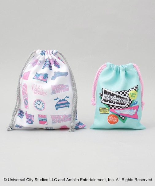 巾着2点セット ロゴ ＜Back To The Future バックトゥザフューチャー＞
