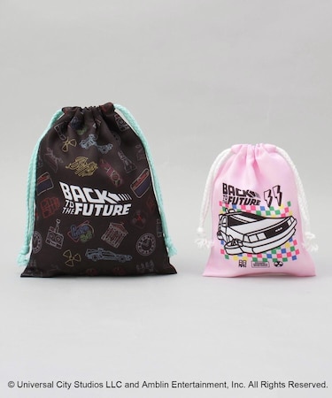 巾着2点セット タイムマシン ＜Back To The Future バックトゥザフューチャー＞