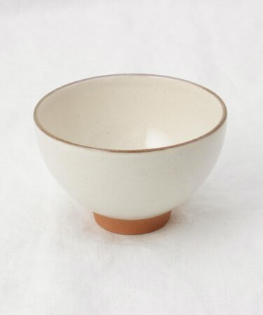 美濃焼 赤土お茶碗 WH ＜ハレとケ＞