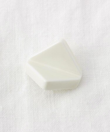 美濃焼 箸置き 菱 WH ＜ハレとケ＞